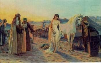 unknow artist Arab or Arabic people and life. Orientalism oil paintings 101 china oil painting image